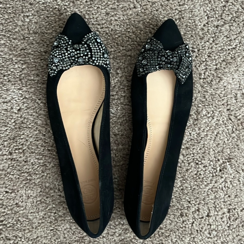 Never worn, bought on sale. Tory Burch flats